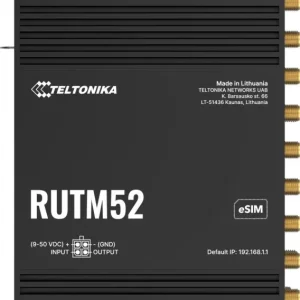 Teltonika RUTM52 router przemysłowy 5G (RUTM52100000) Dostępne od ręki